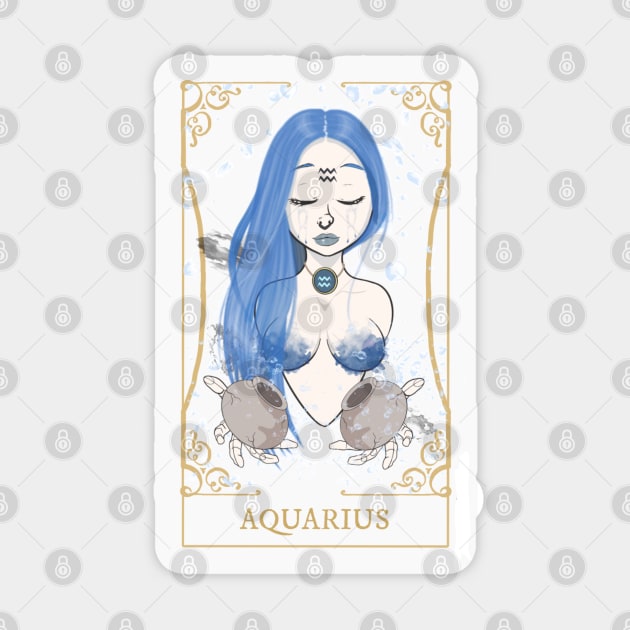 aquarius zodiac sign Sticker by marko0z